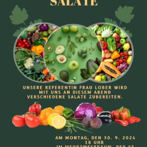 Workshop Salate 🥗 für Partys, Buffets oder mal ins Büro